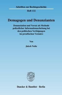 Produktbild: Demagogen und Denunzianten.