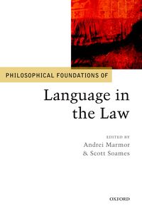 Produktbild: Philosophical Foundations of Language in the Law