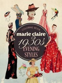 Produktbild: Marie Claire 1930s Evening Styles Coloring Book