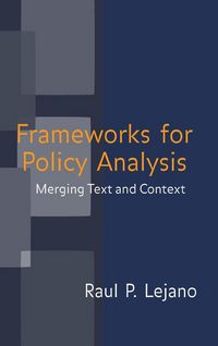 Produktbild: Frameworks for Policy Analysis
