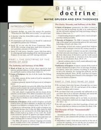 Produktbild: Bible Doctrine Laminated Sheet
