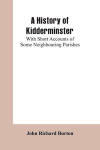 Produktbild: A History of Kidderminster