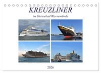 Produktbild: KREUZLINER im Ostseebad Warnem&uuml;nde (Tischkalender 2026 DIN A5 quer), CALVENDO Monatskalender