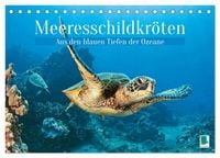 Produktbild: Meeresschildkr&ouml;ten: Aus den blauen Tiefen der Ozeane (Tischkalender 2026 DIN A5 quer), CALVENDO Monatskalender