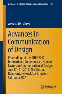 Produktbild: Advances in Communication of Design