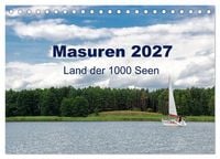 Produktbild: Masuren 2027 - Land der 1000 Seen (Tischkalender 2027 DIN A5 quer), CALVENDO Monatskalender