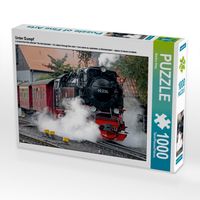 Produktbild: CALVENDO Puzzle Unter Dampf | 1000 Teile Lege-Gr&ouml;&szlig;e 64x48cm Foto-Puzzle f&uuml;r gl&uuml;ckliche Stunden