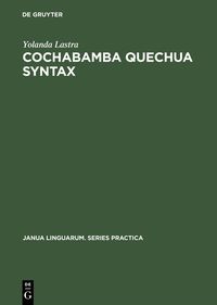 Produktbild: Cochabamba Quechua Syntax