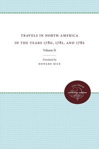 Produktbild: Travels in North America in the Years 1780, 1781, and 1782