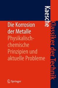 Produktbild: Die Korrosion der Metalle