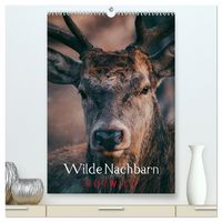 Produktbild: Wilde Nachbarn: Rotwild (hochwertiger Premium Wandkalender 2026 DIN A2 hoch), Kunstdruck in Hochglanz
