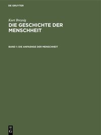 Produktbild: Die Anfaenge der Menschheit