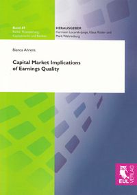 Bild vom Artikel Capital Market Implications of Earnings Quality vom Autor Bianca Ahrens