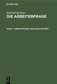 Produktbild: Arbeiterfrage und Sozialreform