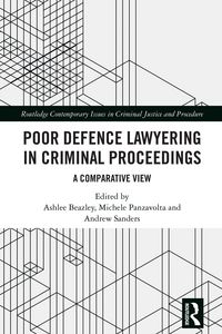 Produktbild: Poor Defence Lawyering in Criminal Proceedings