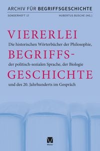 Produktbild: Viererlei Begriffsgeschichte