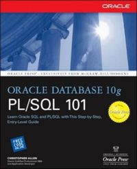 Produktbild: Oracle Database 10g PL/SQL 101