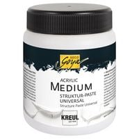 Produktbild: KREUL SOLO GOYA Acrylic Medium Struktur-Paste, Universal 250 ml