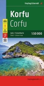 Produktbild: Freytag & berndt Stra&szlig;enkarte Korfu 1:50.000