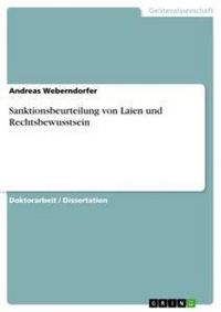 Produktbild: Sanktionsbeurteilung von Laien und Rechtsbewusstsein
