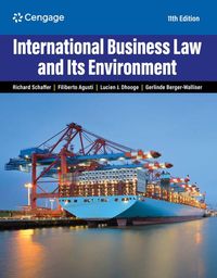 Produktbild: International Business Law and Its Environment