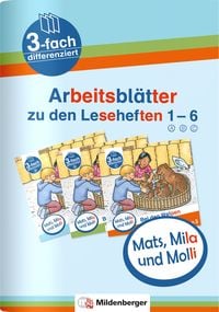 Bild vom Artikel Mats, Mila und Molli - Arbeitsblätter zu den Leseheften 1 - 6 (A B C) vom Autor Axel Wolber