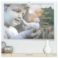 Produktbild: Engel - Tr&auml;ume und Zitate (hochwertiger Premium Wandkalender 2027 DIN A2 quer), Kunstdruck in Hochglanz