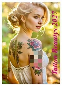 Produktbild: Tattoo Beautys (Wandkalender 2027 DIN A2 hoch), CALVENDO Monatskalender
