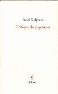 Produktbild: Critique du jugement