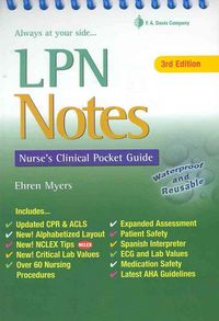 Produktbild: Lpn Notes Rev/e 3/e