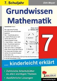 Produktbild: Grundwissen Mathematik 7. Schuljahr