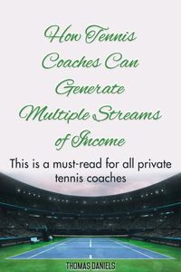 Produktbild: How Tennis Coaches Can Generate Multiple Streams of Income