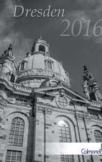 Produktbild: Buchkalender Dresden 2016 - Kalender / Terminplaner - 12x19cm - Spiralbindung - 31 schwarz-wei&szlig;-Aufnahmen