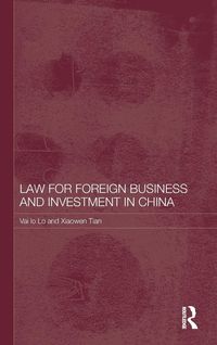 Produktbild: Law for Foreign Business and Investment in China