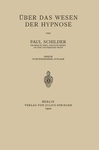 Produktbild: &Uuml;ber das Wesen der Hypnose
