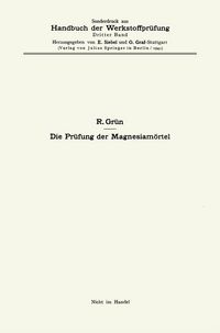 Produktbild: Die Pr&uuml;fung der Magnesiam&ouml;rtel