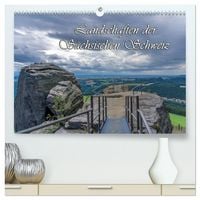 Produktbild: Landschaften der S&auml;chsischen Schweiz (hochwertiger Premium Wandkalender 2026 DIN A2 quer), Kunstdruck in Hochglanz