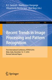 Produktbild: Recent Trends in Image Processing and Pattern Recognition