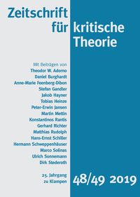 Produktbild: Zeitschrift f&uuml;r kritische Theorie, Heft 48/49 (2019)