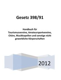 Produktbild: Gesetz 398/91