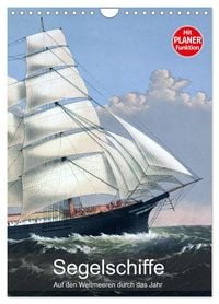 Produktbild: Segelschiffe - mit Planerfunktion (Wandkalender 2027 DIN A4 hoch), CALVENDO Monatskalender