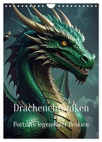 Produktbild: Drachenchroniken &ndash; Portr&auml;ts legend&auml;rer Bestien (Wandkalender 2026 DIN A4 hoch), CALVENDO Monatskalender