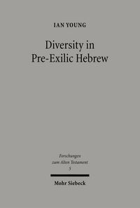 Produktbild: Diversity in Pre-Exilic Hebrew
