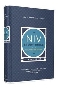 Produktbild: NIV Study Bible, Fully Revised Edition, Large Print, Hardcover, Red Letter, Comfort Print