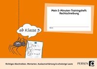 Produktbild: Mein 5-Min-Trainingsheft: Rechtschreibung 1, Kl. 3