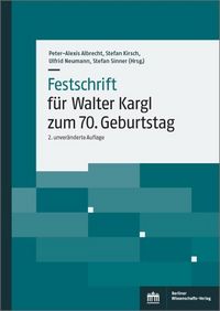 Produktbild: Festschrift f&uuml;r Walter Kargl zum 70. Geburtstag
