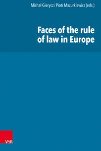 Produktbild: Faces of the rule of law in Europe