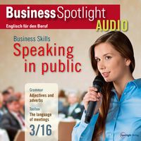 Bild vom Artikel Business-Englisch lernen Audio - In der Öffentlichkeit reden vom Autor Spotlight Verlag
