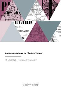 Produktbild: Bulletin de l ordre de l etoile d