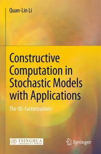 Produktbild: Constructive Computation in Stochastic Models with Applications